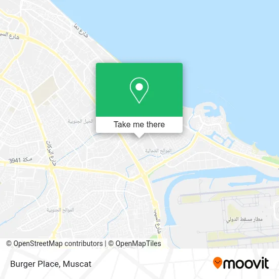 Burger Place map