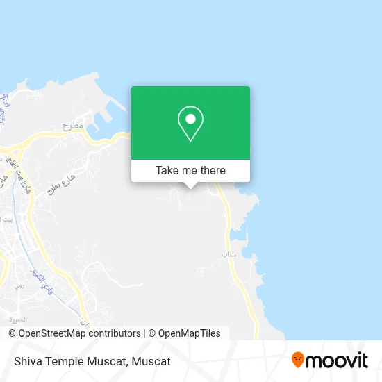 Shiva Temple Muscat map