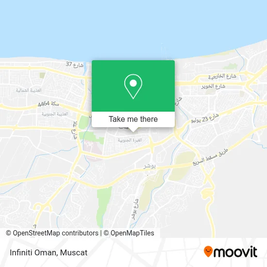 Infiniti Oman map