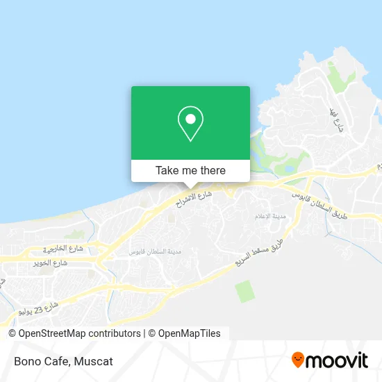 Bono Cafe map