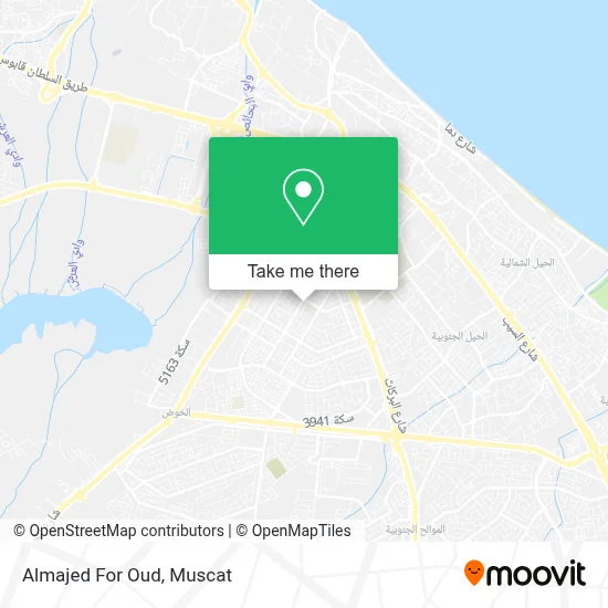 Almajed For Oud map