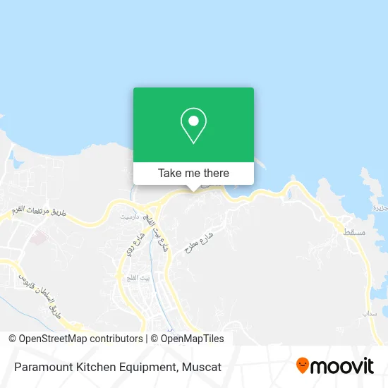 Paramount Kitchen Equipment map