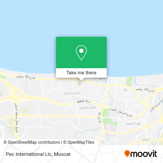 Pec International Llc map