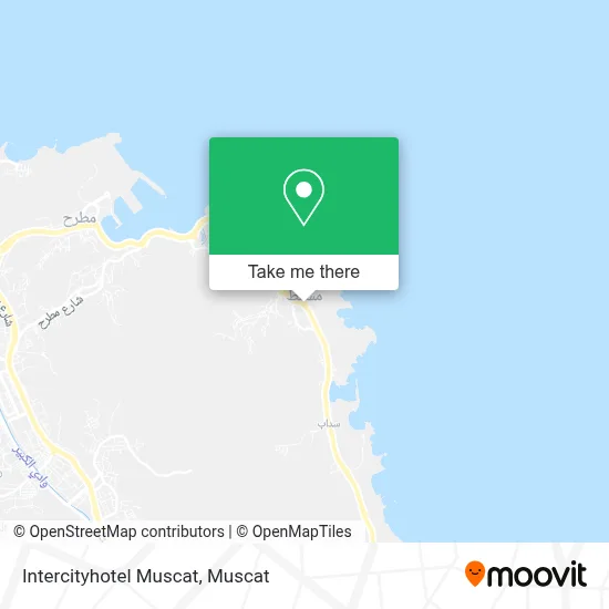 Intercityhotel Muscat map