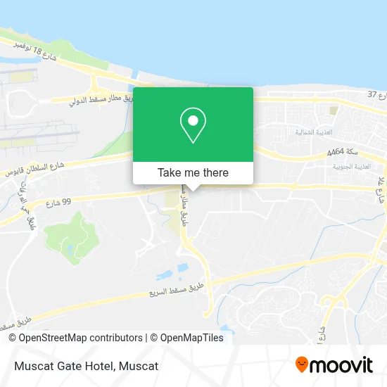 Muscat Gate Hotel map