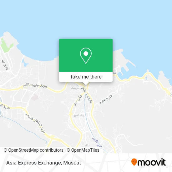 Asia Express Exchange map