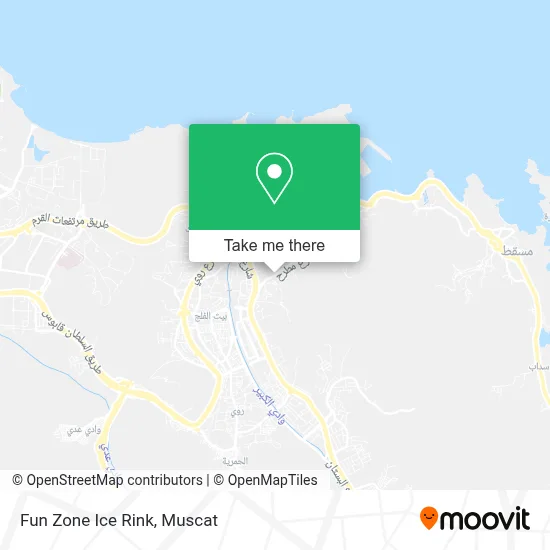 Fun Zone Ice Rink map