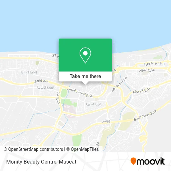Monity Beauty Centre map