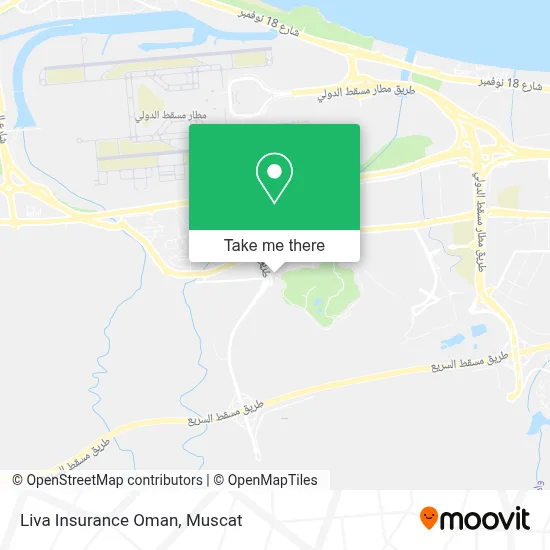 Liva Insurance Oman map
