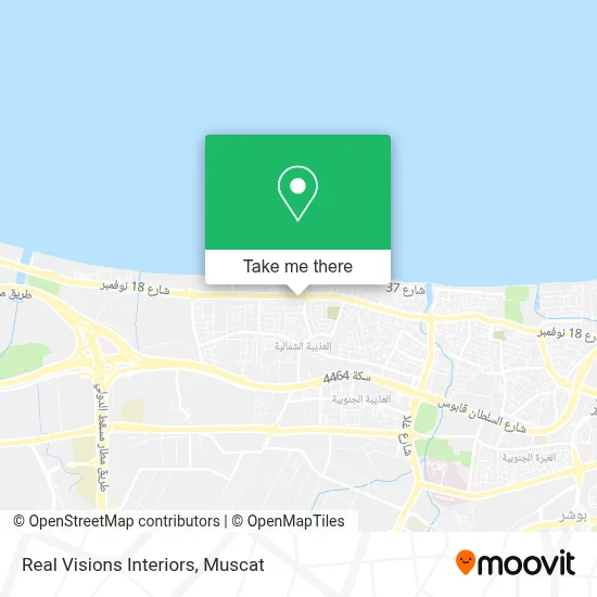 Real Visions Interiors map