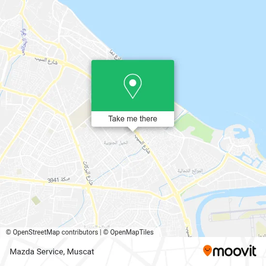 Mazda Service map