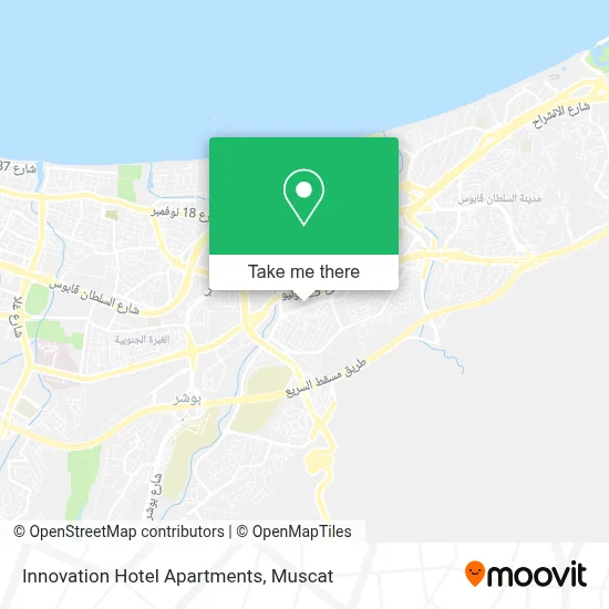 Innovation Hotel Apartments map