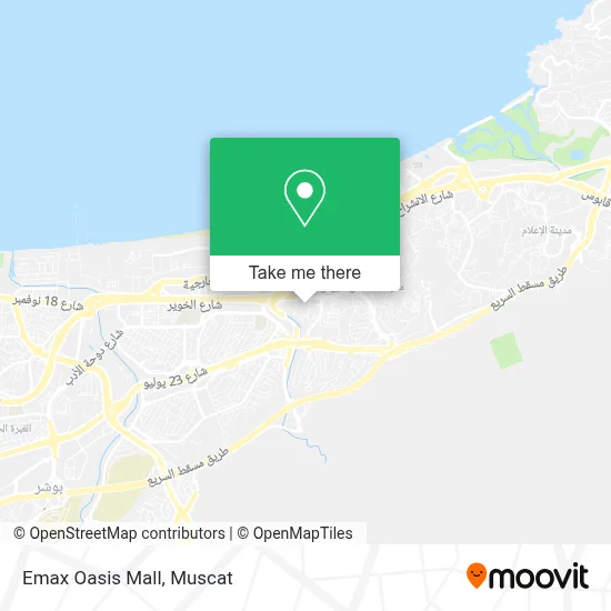 Emax Oasis Mall map