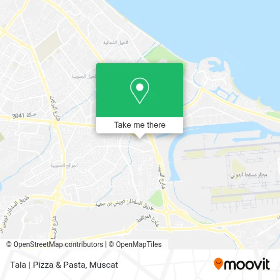 Tala | Pizza & Pasta map