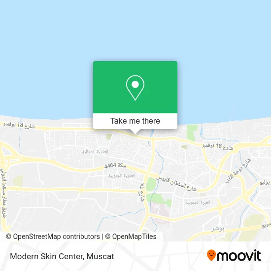 Modern Skin Center map