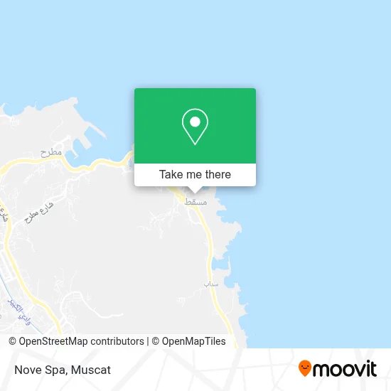 Nove Spa map