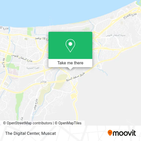 The Digital Center map
