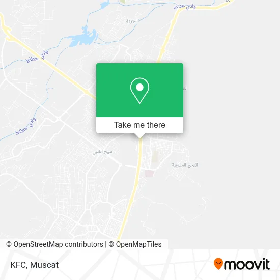 KFC map