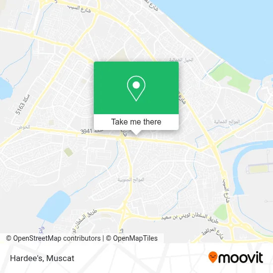 Hardee's map