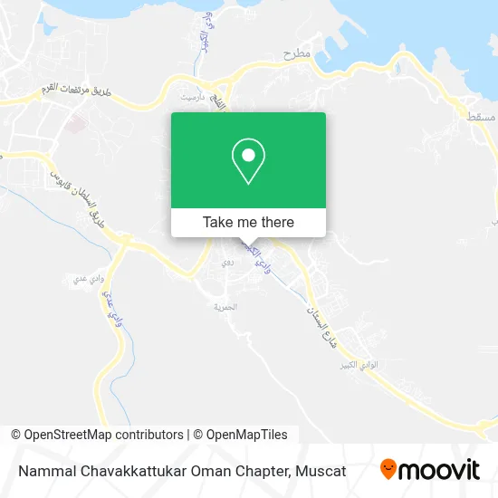 Nammal Chavakkattukar Oman Chapter map