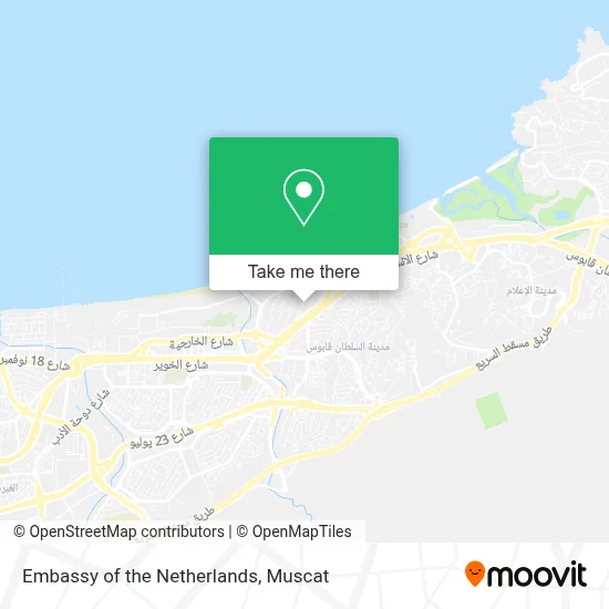 Embassy of the Netherlands map