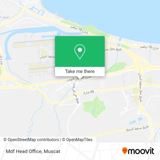 Mdf Head Office map