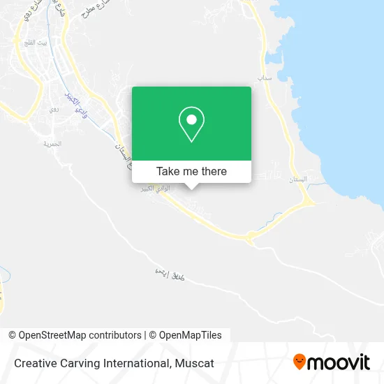 Creative Carving International map