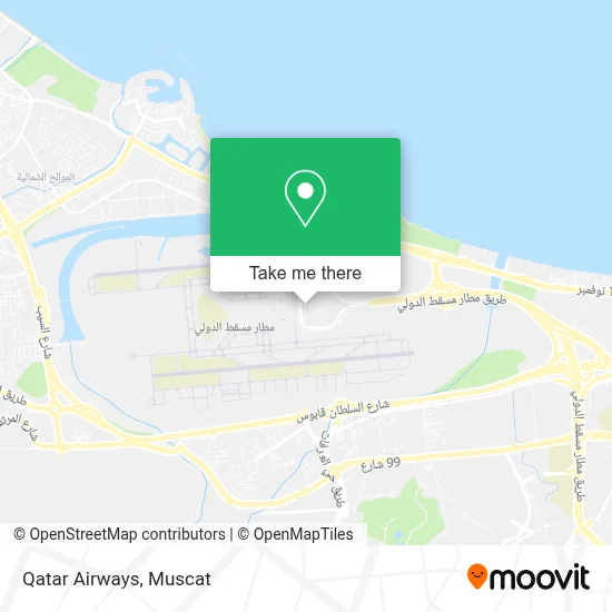 Qatar Airways map