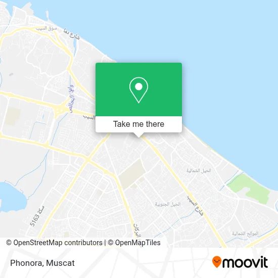 Phonora map
