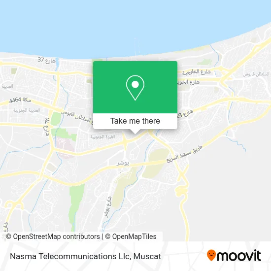 Nasma Telecommunications Llc map