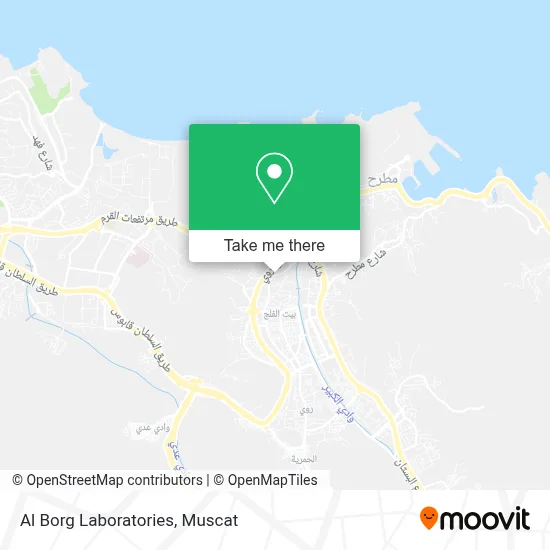 Al Borg Laboratories map