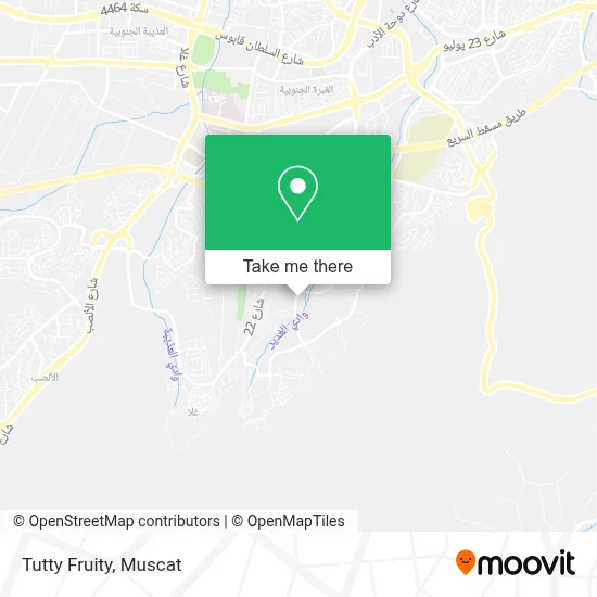 Tutty Fruity map