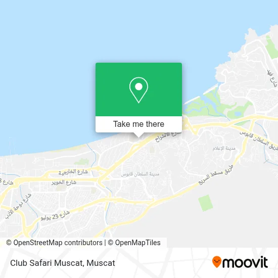 Club Safari Muscat map