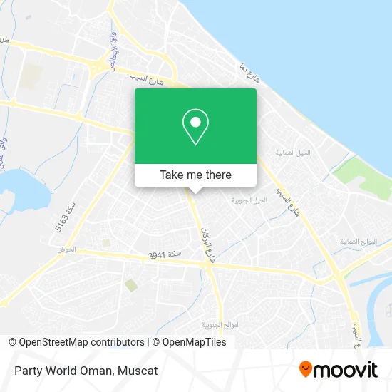 Party World Oman map