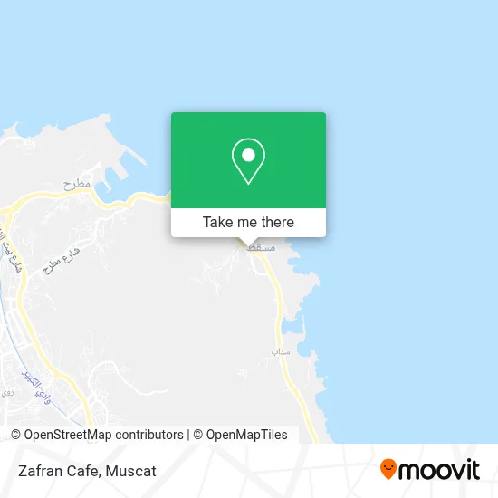 Zafran Cafe map