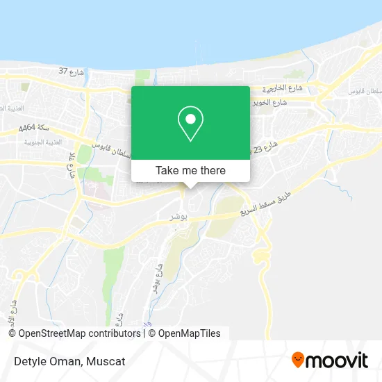 Detyle Oman map