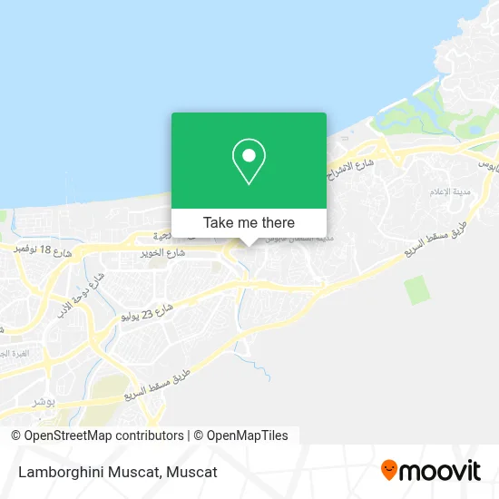Lamborghini Muscat map