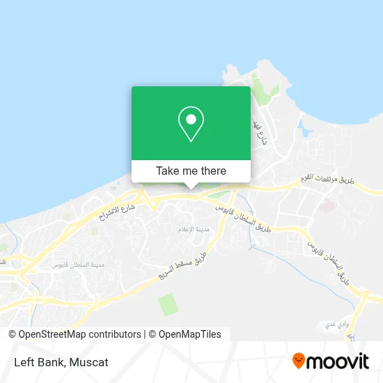 Left Bank map