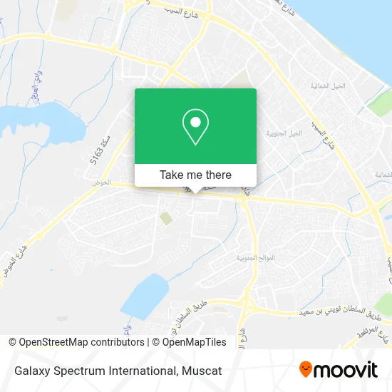 Galaxy Spectrum International map