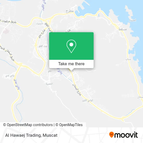 Al Hawaej Trading map