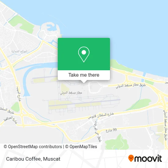 Caribou Coffee map