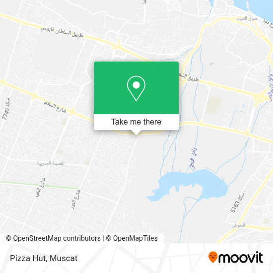Pizza Hut map