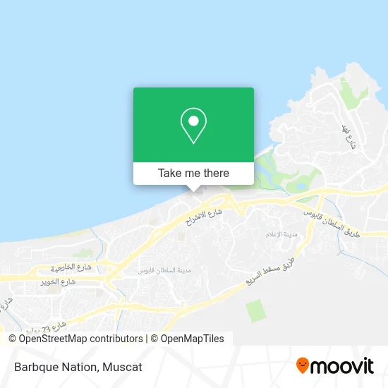 Barbque Nation map