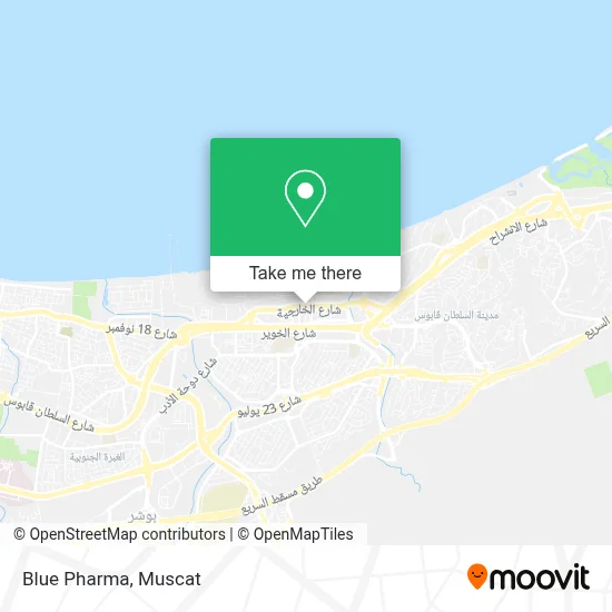 Blue Pharma map