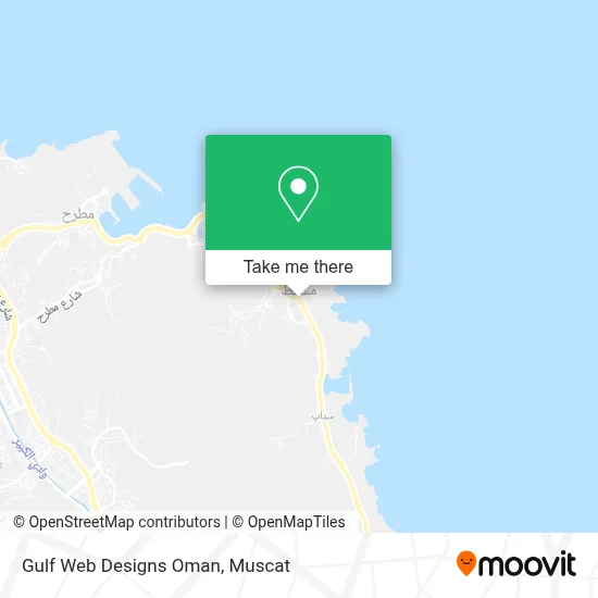 Gulf Web Designs Oman map