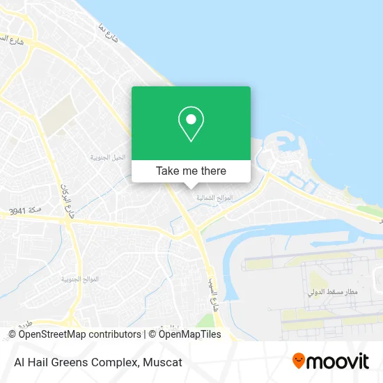 Al Hail Greens Complex map