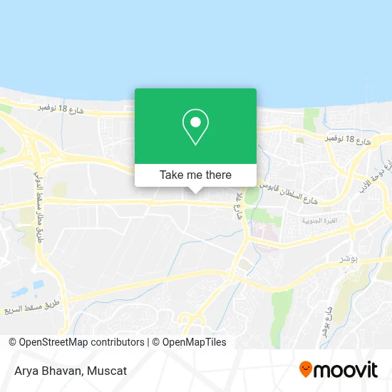 Arya Bhavan map