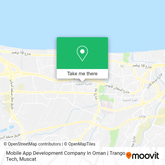 Mobile App Development Company In Oman | Trango Tech map