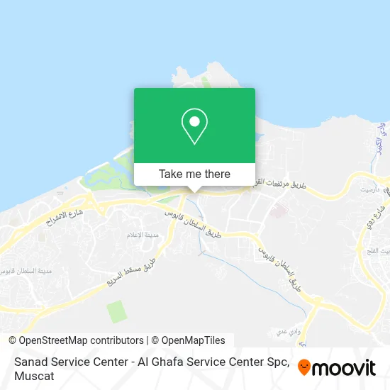 Sanad Service Center - Al Ghafa Service Center Spc map