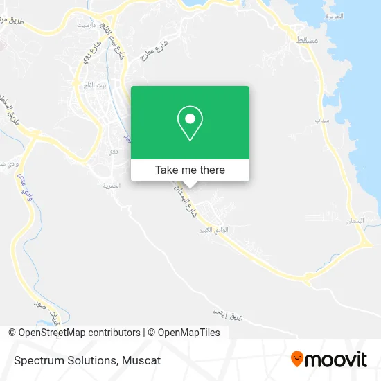 Spectrum Solutions map